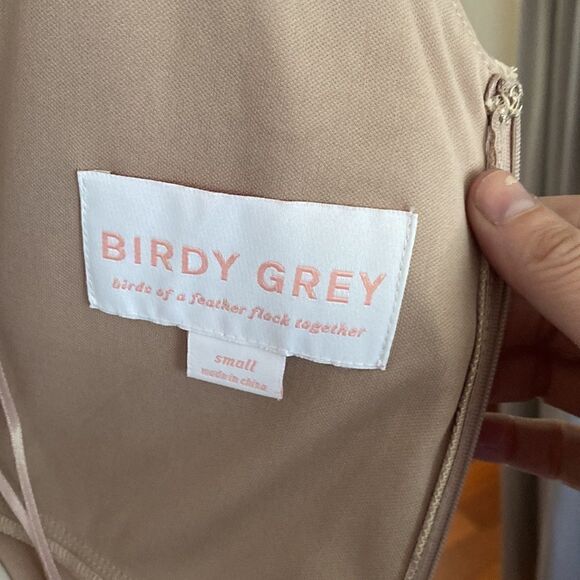 Birdy Grey Jane Convertible Maxi Dress in Taupe Size Small - Picture 11 of 15